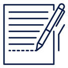Pen and paper logo